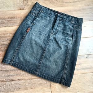 7 For All Mankind Denim Skirt 27